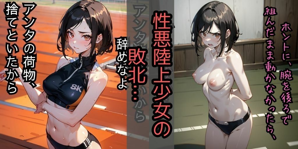 セリフ付き【美少女敗北4選】パイズリ・挿入・くすぐりetc.【強気な美少女を辱める…】