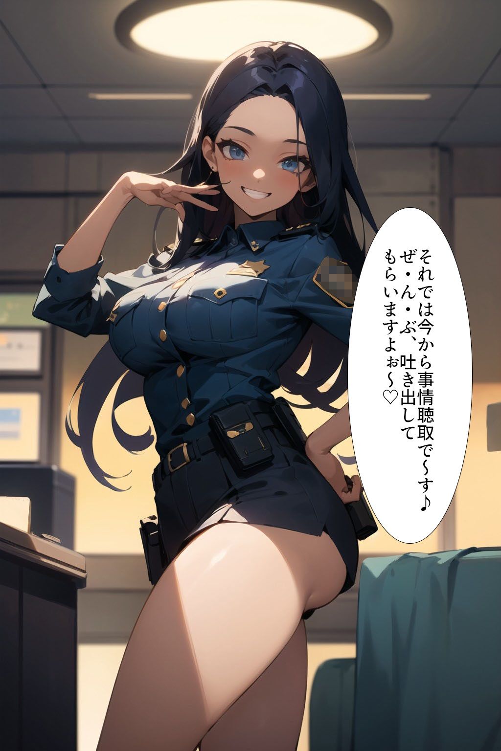 巨乳警官のおしごと