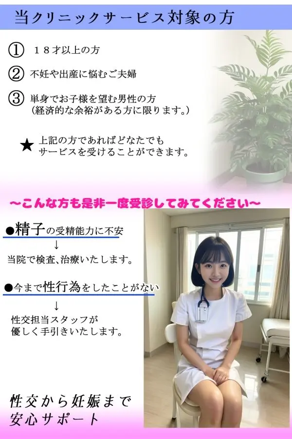 妄想パンフレット「出産代行クリニックくるみ」