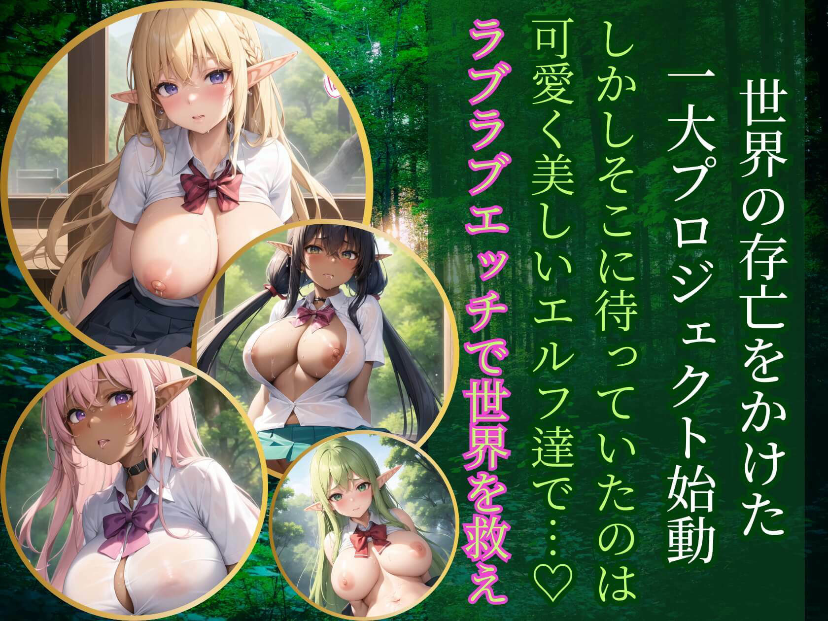 美少女エルフとラブラブエッチ2【豪華CG400枚収録】