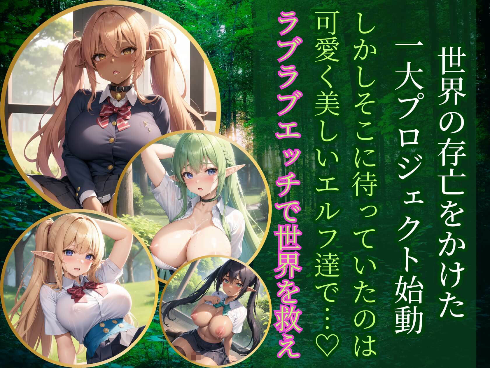 美少女エルフとラブラブエッチ5【豪華CG400枚収録】