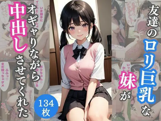 友達のロリ巨乳妹がオギャりながら中出しさせてくれた