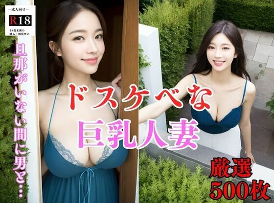 【大容量作品】ドスケベな巨乳人妻。宅配でお届けのドアを開けたら薄着で無防備な巨乳美女との出会い