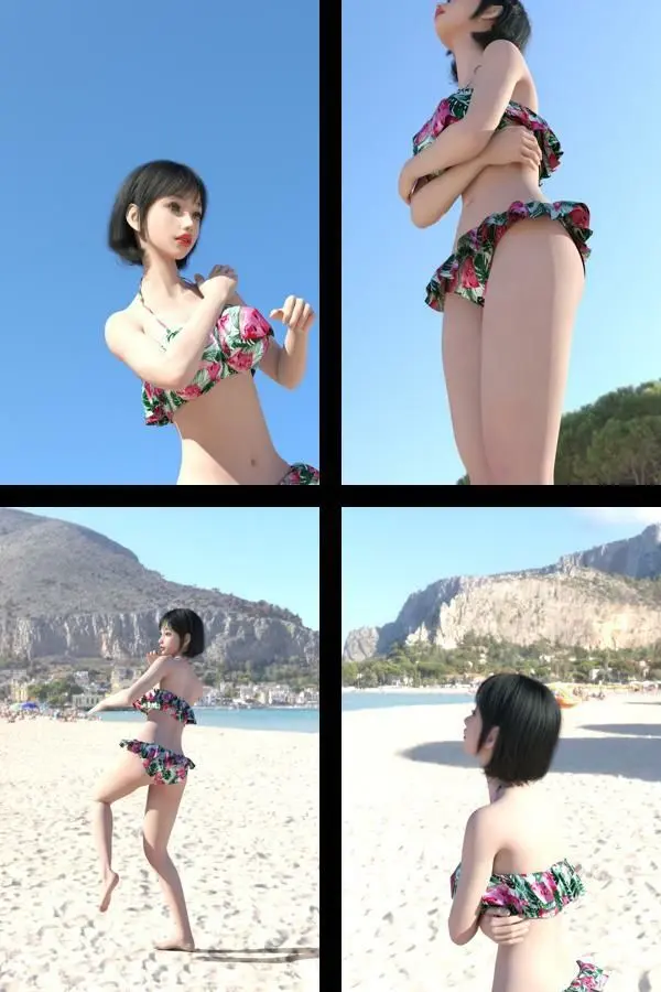 【chrl100】最強の着エロモデル『西陣郁奈（にしじんかな）』の水着写真集 Temptation-01