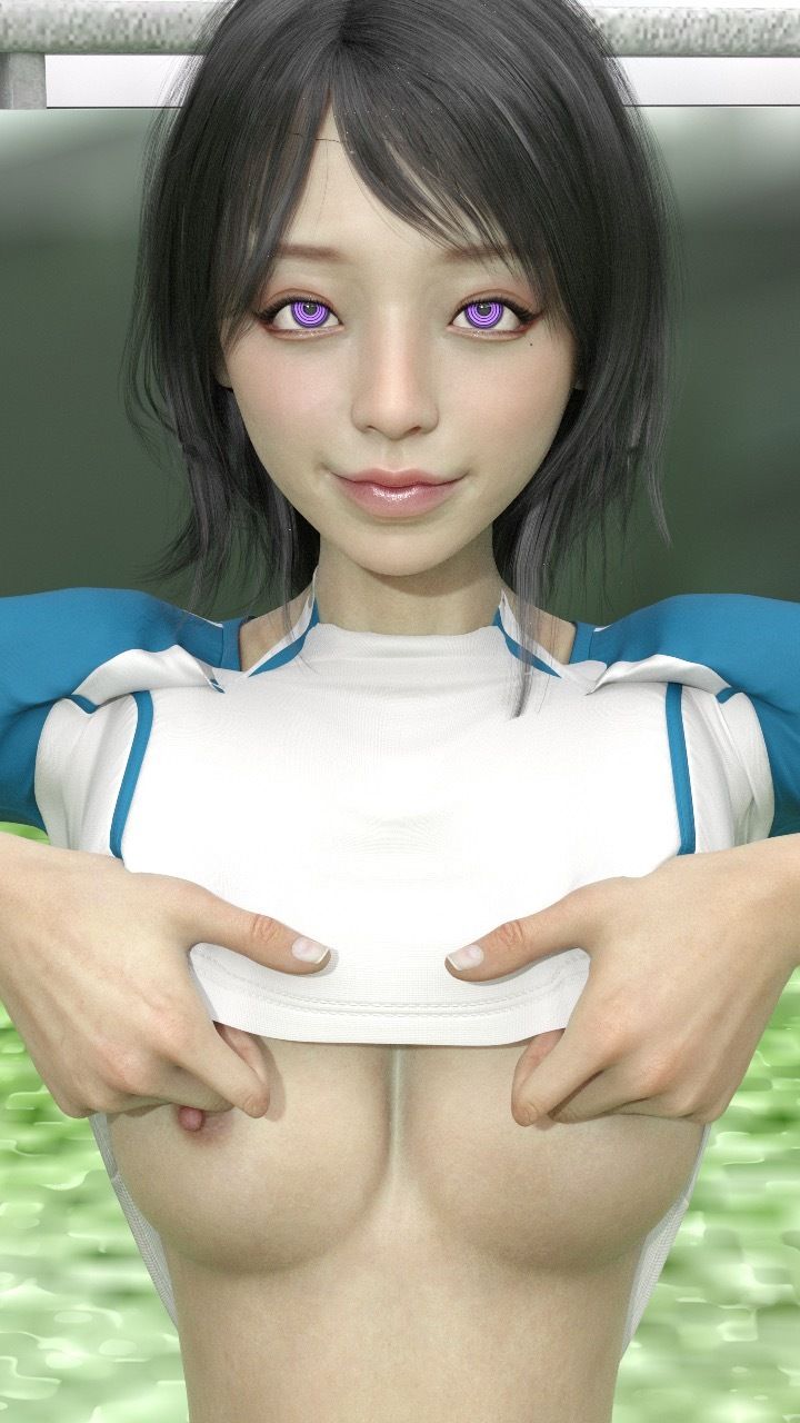 【リアル3D写真集】陸上女子の催●セックス