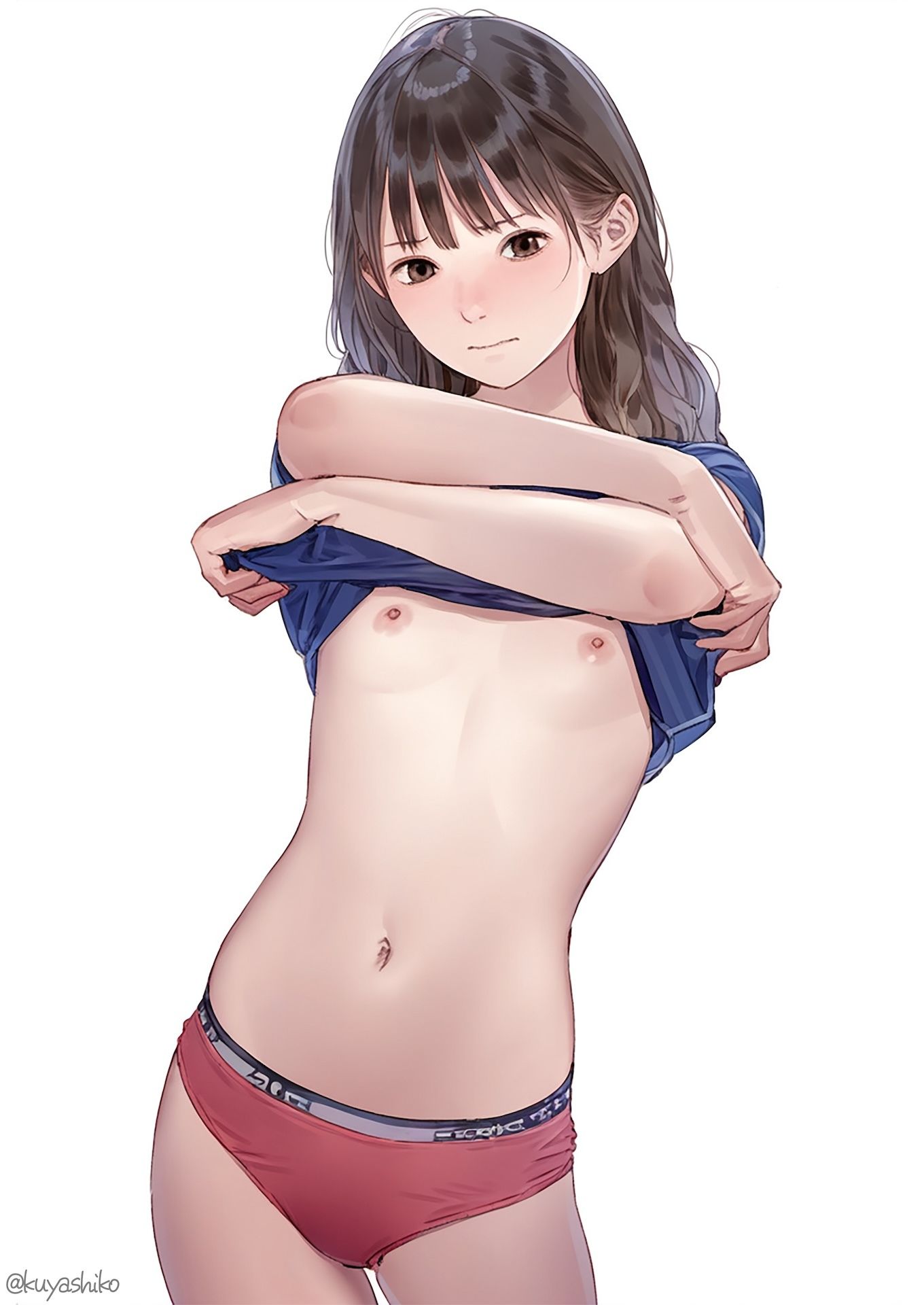 小さい胸のイケてる女子大生