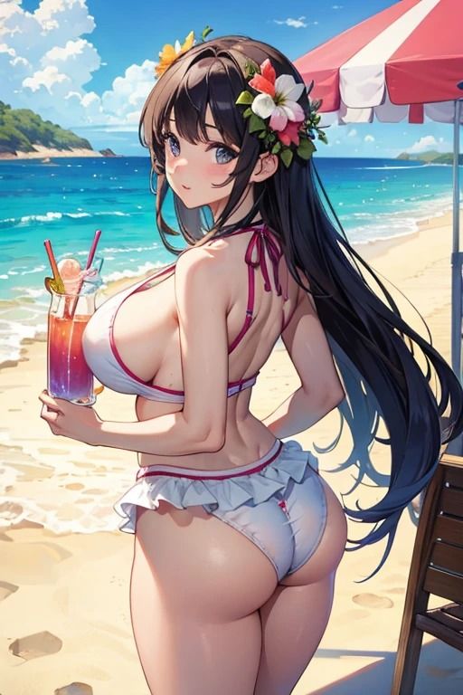 真夏ビーチ催●水着美女写真集2 〜お尻中心CG集編〜